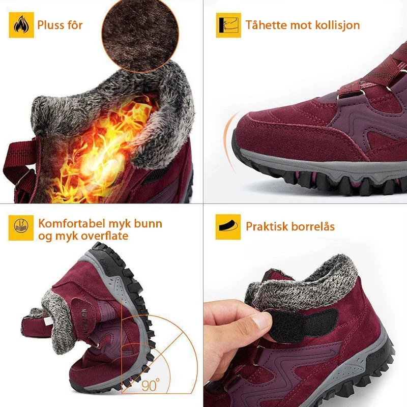 Vintervarme fuskepelsfor Snøsko for par - Image 3