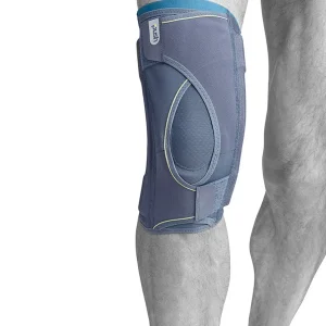 Push Sports knebeskyttere med lameller og ultratynt materiale